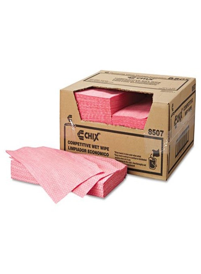 Chix Wet Wipes, 11 1/2 x 24, White/Pink - 200 towels.